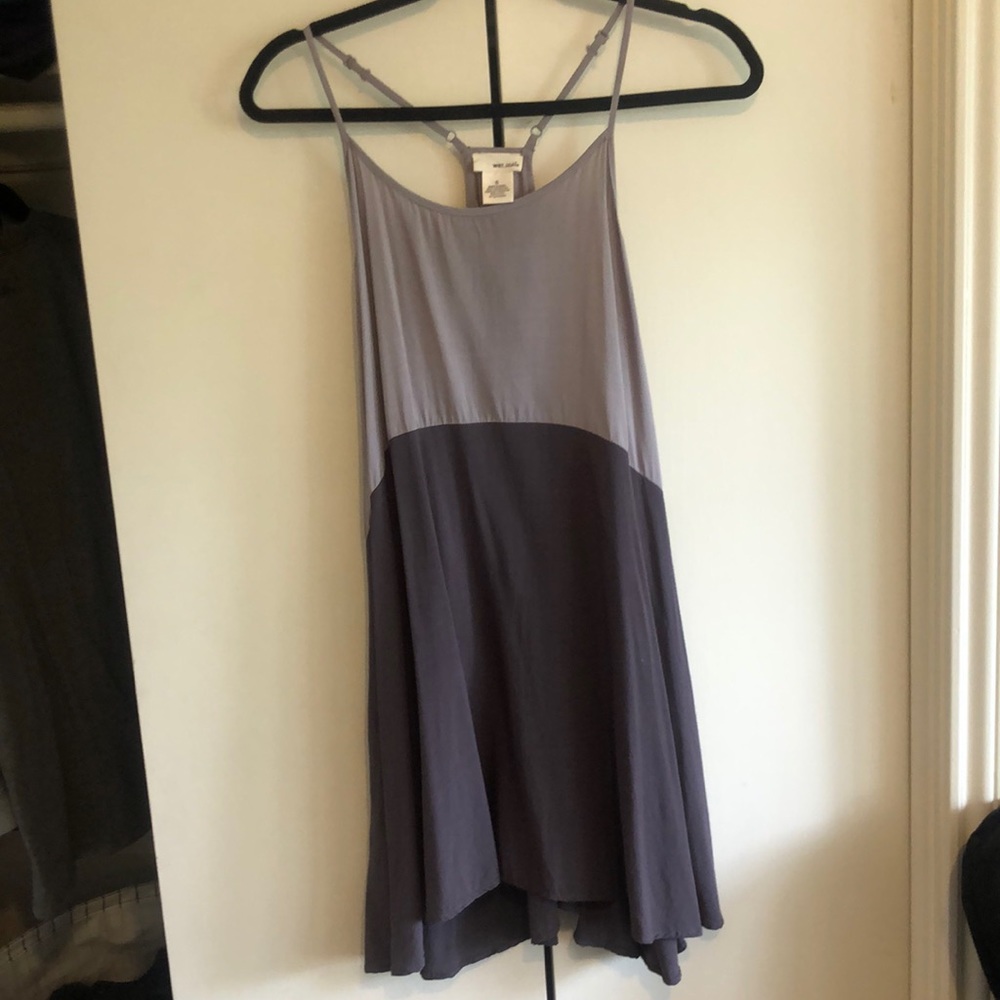 Wet Seal: Two tone grey dress